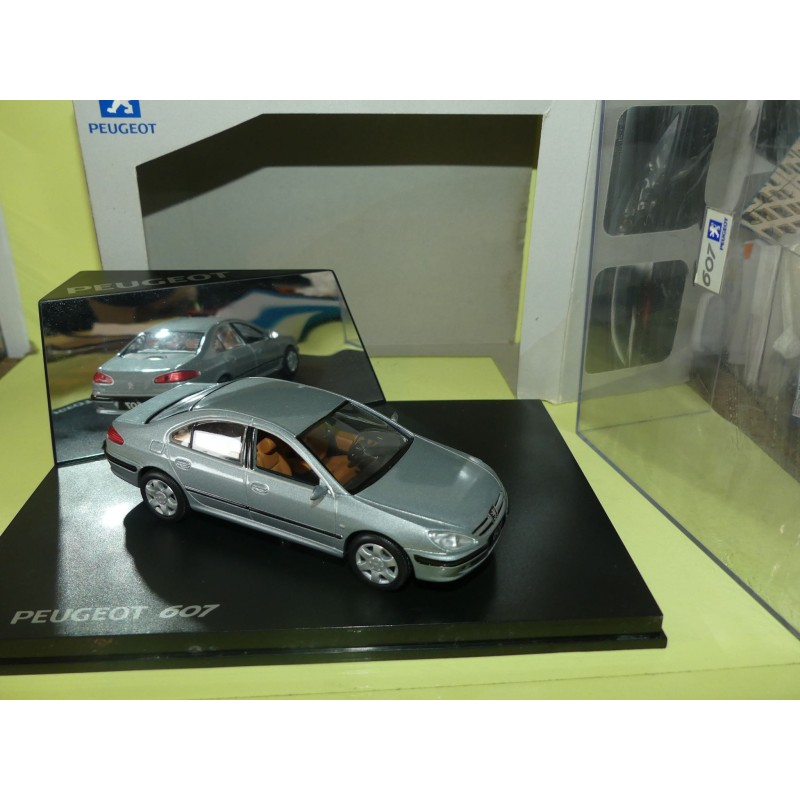 PEUGEOT 607 2000 Gris Bleu Clair NOREV 1:43