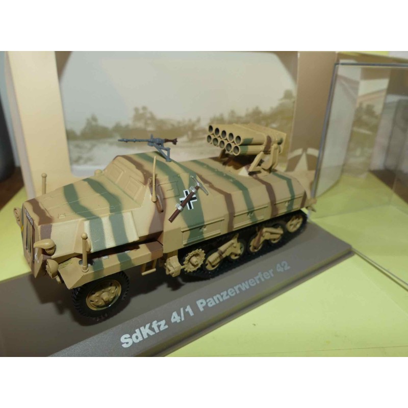 SDKFZ 4/1 PANZERWERFER 42 MILITAIRE ATLAS NÂ°013 1:43