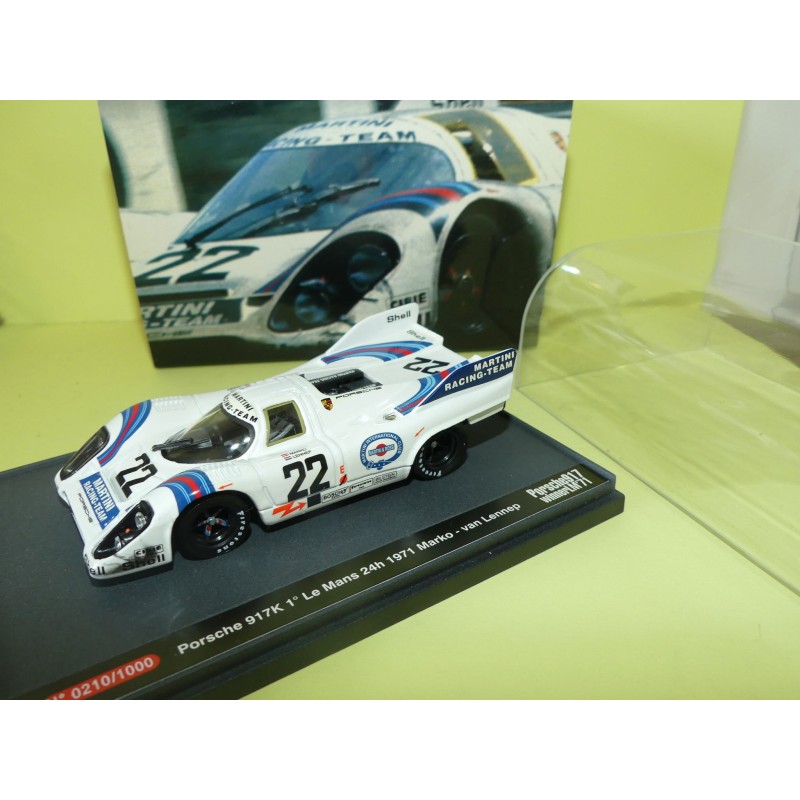 PORSCHE 917 NÂ°22 LE MANS 1971 BRUMM 1:43 ArrivÃ©e 1er