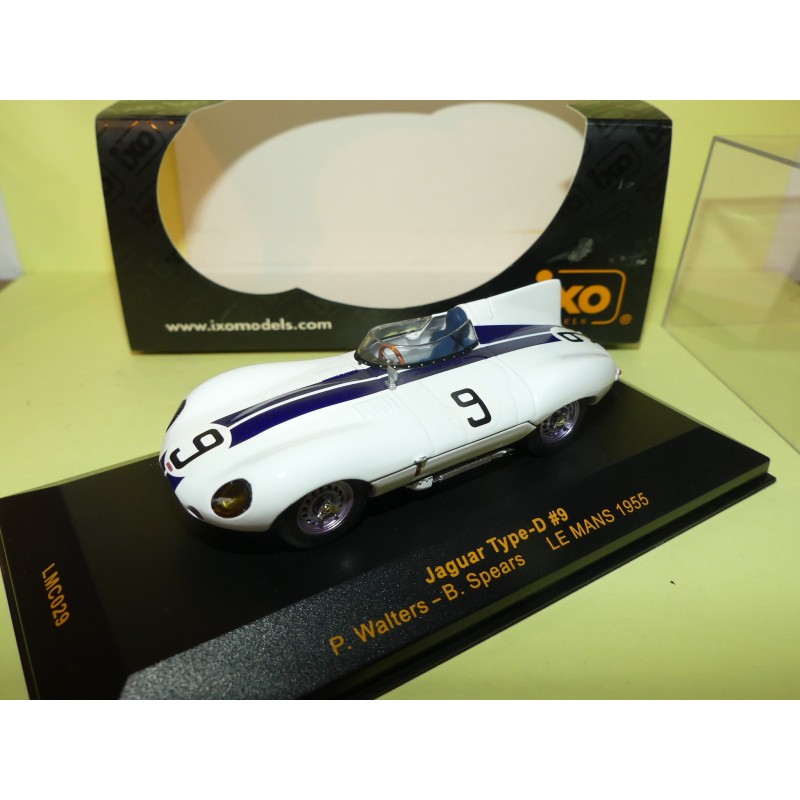 JAGUAR TYPE D NÂ°9 LE MANS 1955 IXO LMC029 1:43 ArrivÃ©e Abd