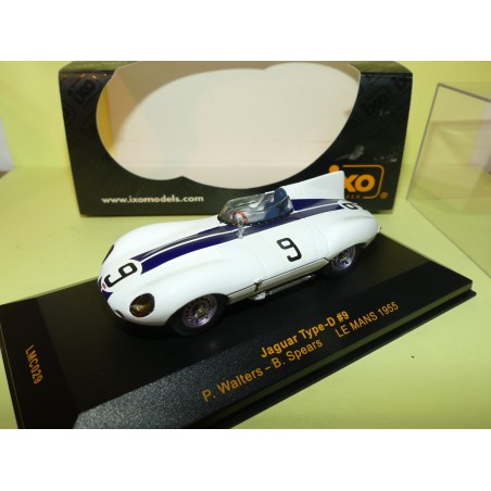 JAGUAR TYPE D NÂ°9 LE MANS 1955 IXO LMC029 1:43 ArrivÃ©e Abd