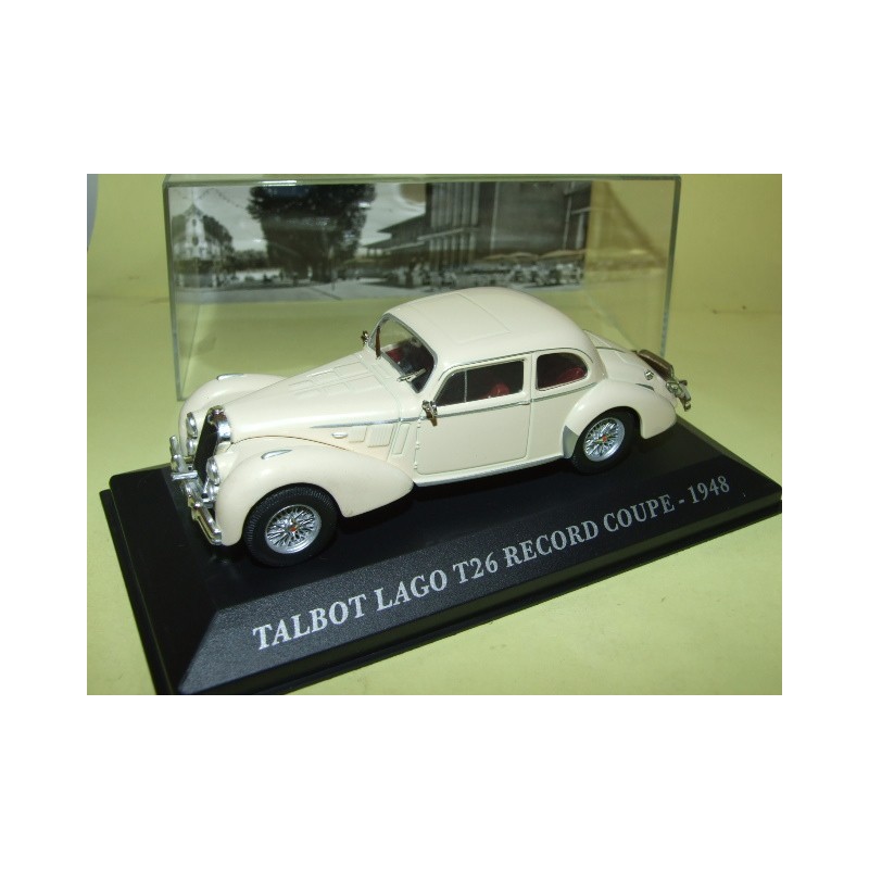 TALBOT LAGO T26 RECORD COUPE CrÃ¨me 1948 ALTAYA 1:43