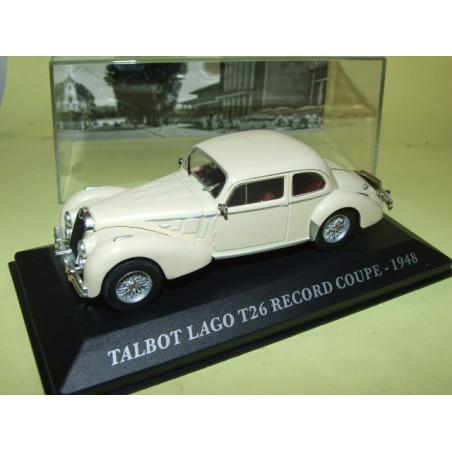 TALBOT LAGO T26 RECORD COUPE Crème 1948 ALTAYA 1:43
