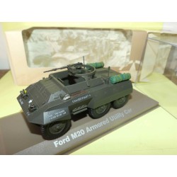 FORD M20 ARMORED UTILITY CAR MILITAIRE ATLAS NÂ°006 1:43