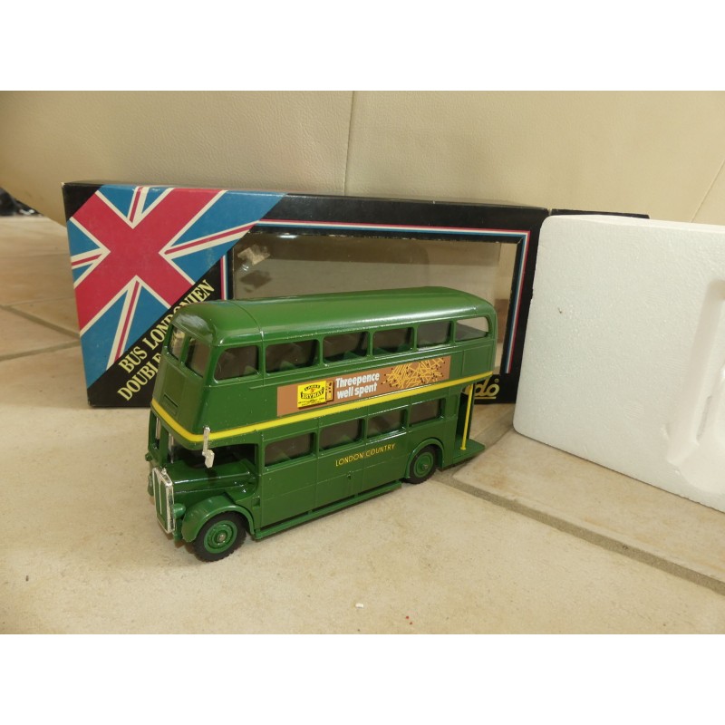 BUS LONDONIEN DOUBLE DECKER LONDON COUNTRY SOLIDO 1:50