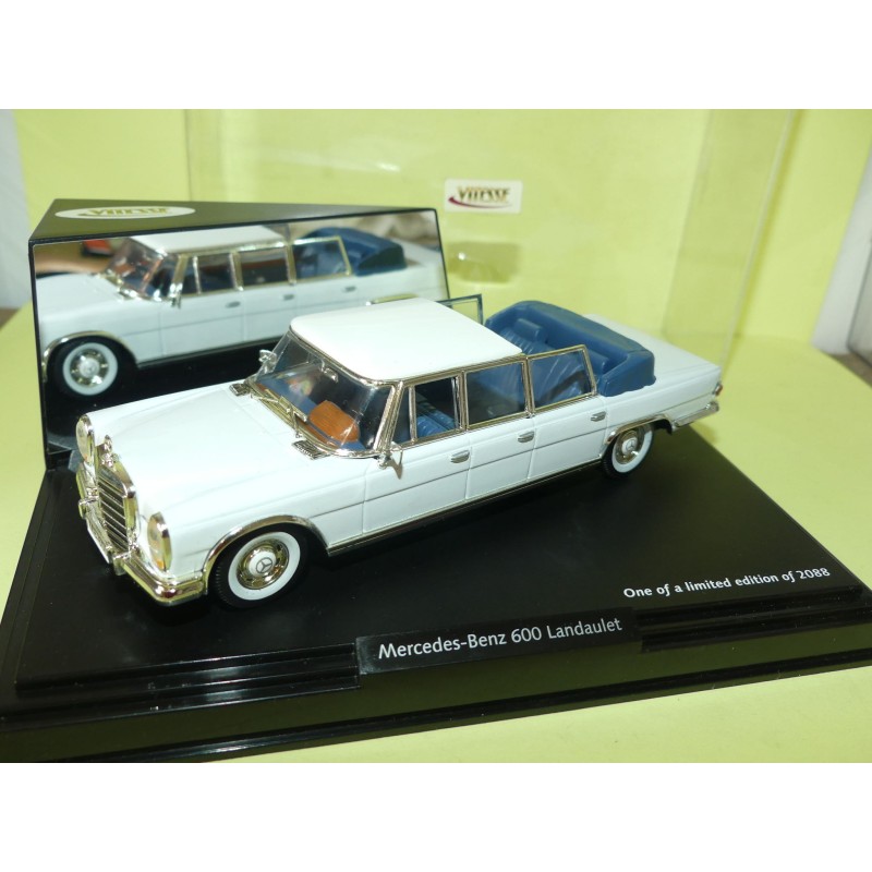 MERCEDES 600 LANDAULET Blanc VITESSE 28610 1:43