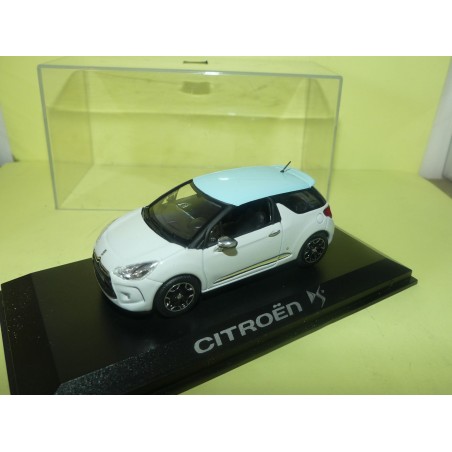 CITROEN DS3 Blanc avec Toit Bleu NOREV 1:43