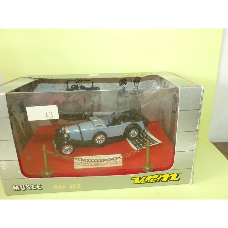 MERCEDES TORPEDO Bleu Présentation Musée VEREM 1:43