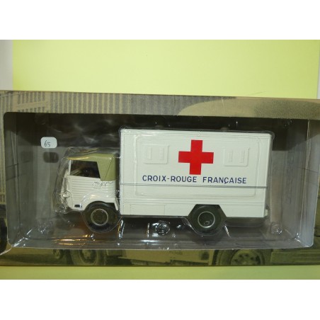 CAMION D'AUTREFOIS NÂ°65 SIMCA Cargo 4x4 Ambulance Croix rouge 1959 ALTAYA 1:43