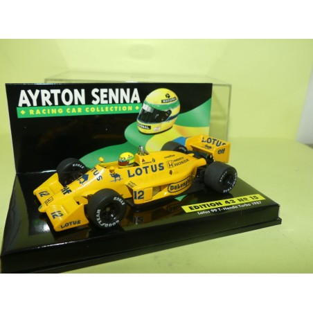 LOTUS 99 T HONDA TURBO GP 1987 A. SENNA MINICHAMPS 1:43