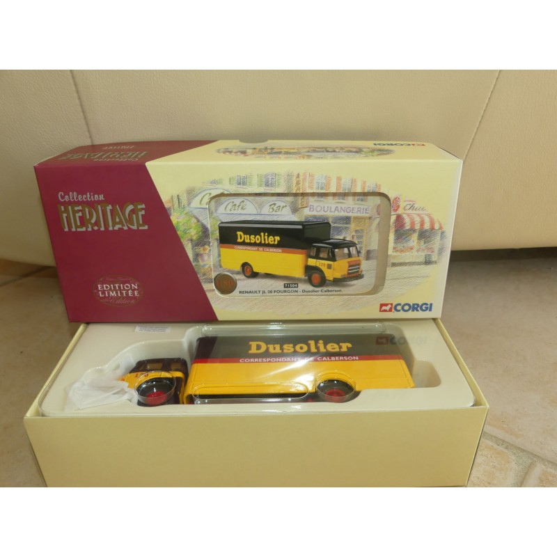 RENAULT JL 20 FOURGON DUSOLIER CALBERSON CORGI EX71504 1:50