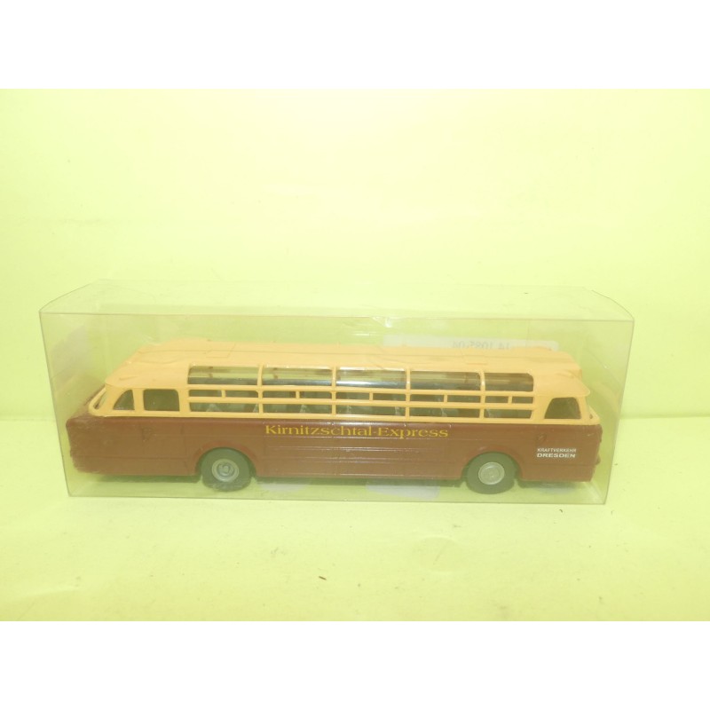 AUTOCAR CAR IKARUS 66 Bordeaux KIRNITZSCHTAL EXPRESS SES MINICARS HO 1:87 14108504