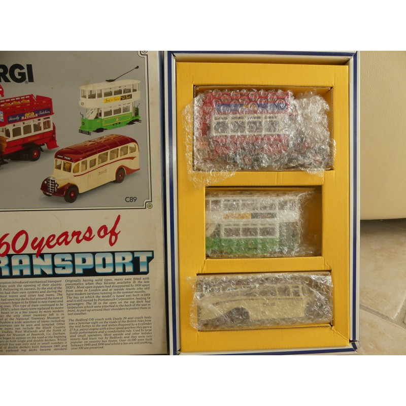 CAR BUS 60 YEARS OF TRANSPORT CORGI C89