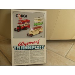 CAR BUS 60 YEARS OF TRANSPORT CORGI C89