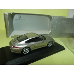 PORSCHE 911 CARRERA S 991 Platinium Silver MINICHAMPS 1:43