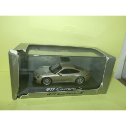 PORSCHE 911 CARRERA S 991 Platinium Silver MINICHAMPS 1:43