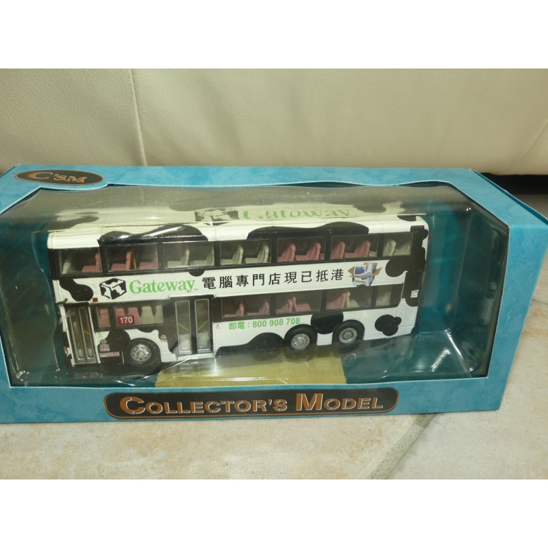 CAR BUS DENNIS DRAGON 2001 GATEWAY HONG KONG BUSES CSM DGR2201 1:76