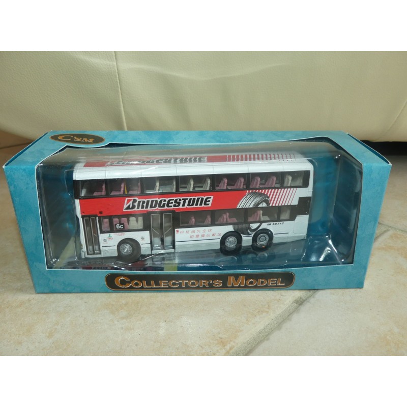 CAR BUS DENNIS DRAGON 2001 BRIDGESTONE HONG KONG BUSES CSM DA104B 1:76