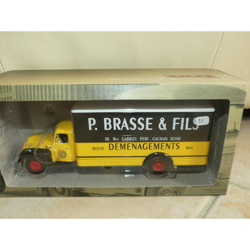 CAMION D'AUTREFOIS NÂ°090 CITROEN T55-60 1953-65 DEMENAGEMENT BRASSE ALTAYA 1:43