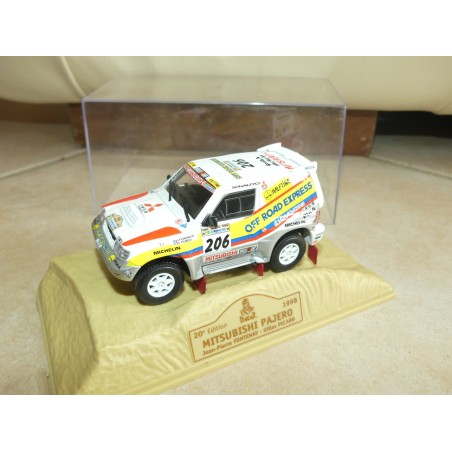 MITSUBISHI PAJERO NÂ°206 RALLYE PARIS DAKAR 1998 FONTENAY NOREV 1:43