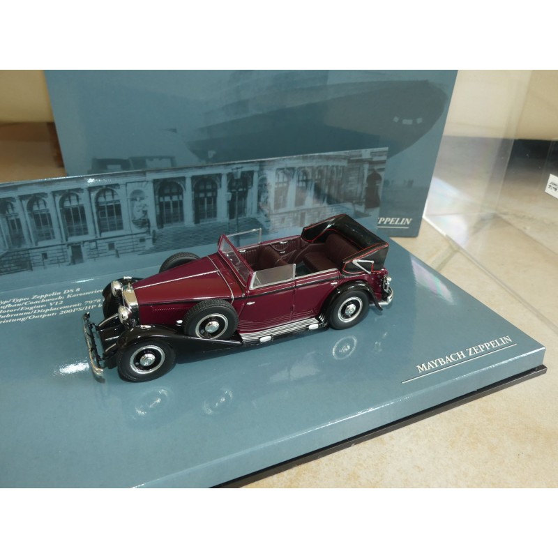 MAYBACH ZEPPELIN DS 8 Bordeaux et Noir MINICHAMPS 1:43