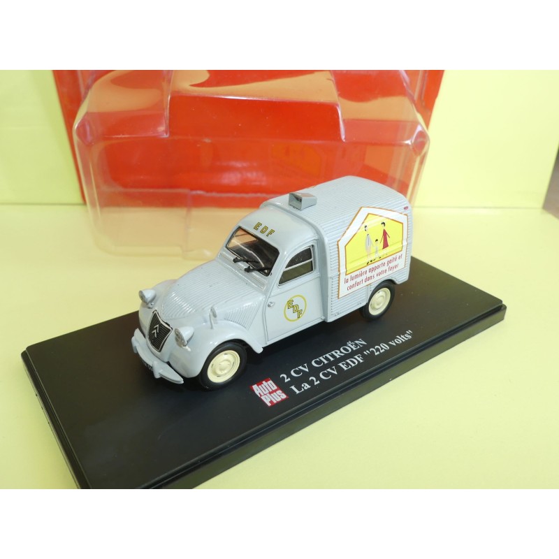 CITROEN 2CV NÂ°079 CAMMIONNETTE EDF 220 VOLTS AUTO PLUS 1:43