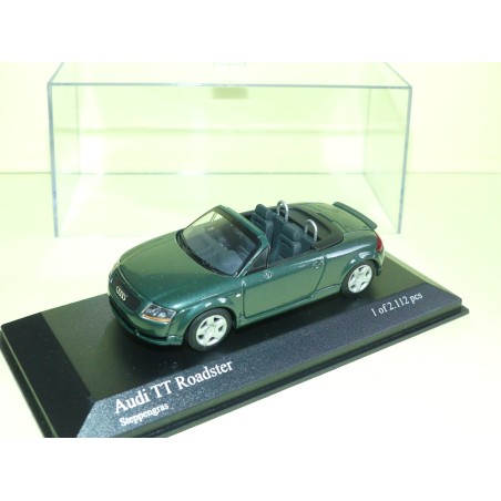 AUDI TT 8N Phase 2 ROADSTER Vert MINICHAMPS 1:43 dÃ©faut