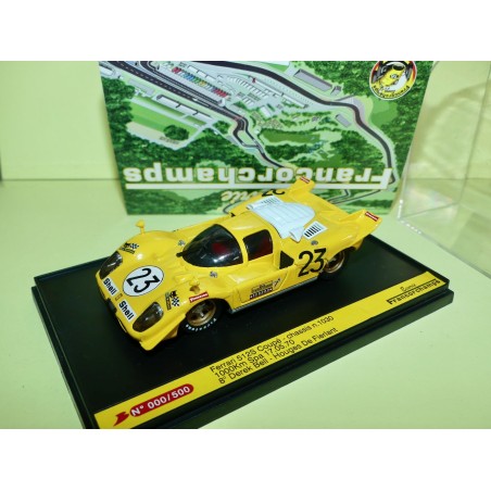 FERRARI 512 S NÂ°23 1000 Km de SPA 1970 BRUMM 1:43 8Ã¨me