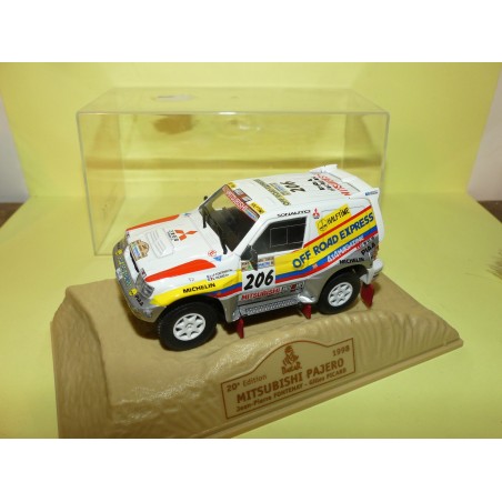 MITSUBISHI PAJERO NÂ°206 RALLYE PARIS DAKAR 1998 NOREV 1:43  1er