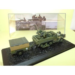 BLINDÃ‰ MILITAIRE NÂ°02 M16 MGMC avec Remorque BELGIQUE 1945 ALTAYA 1:72