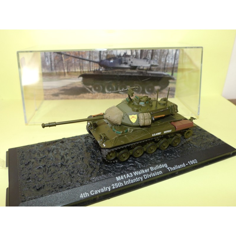 BLINDÃ‰ MILITAIRE NÂ°06 M41A3 WALKER BULLDOG THAILAND 1962 ALTAYA 1:72