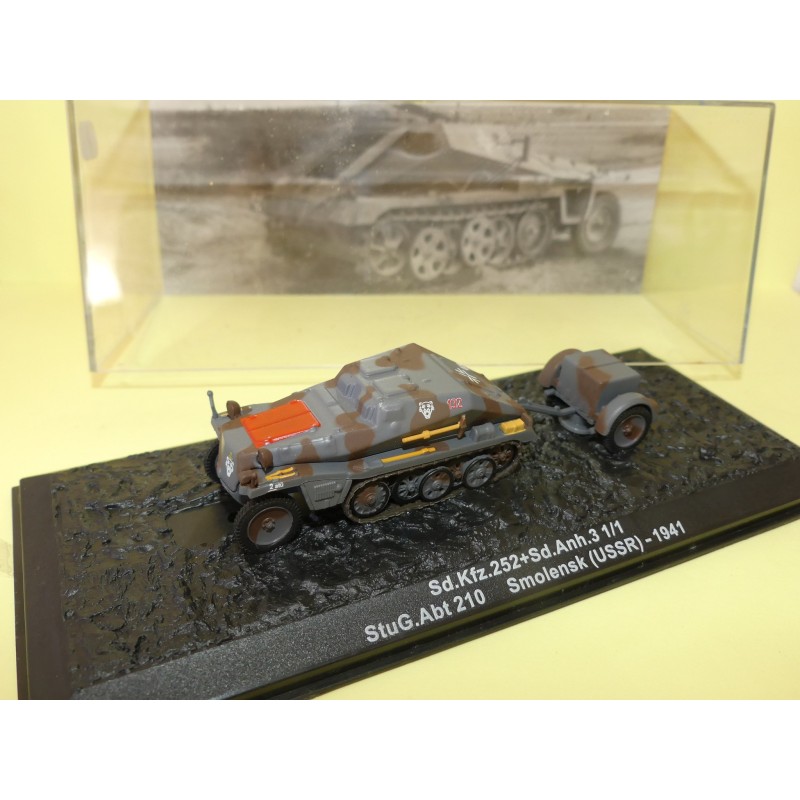 BLINDÃ‰ MILITAIRE NÂ°08 Sd.Kfz.252 URSS 1941 ALTAYA 1:72