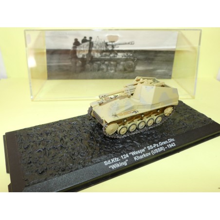 BLINDÃ‰ MILITAIRE NÂ°13 Sd.Kfz.124 WESPE URSS 1943 ALTAYA 1:72