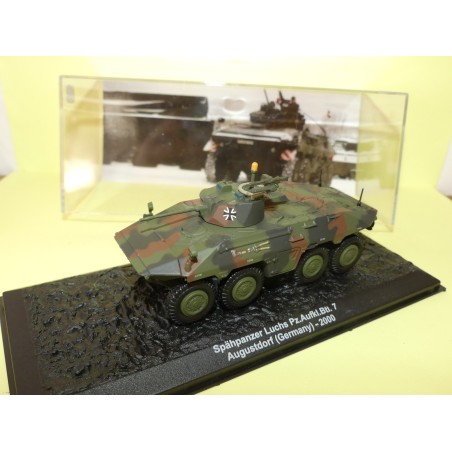 BLINDÃ‰ MILITAIRE NÂ°14 SPAHPANZER LUCHS ALLEMAGNE 2000 ALTAYA 1:72