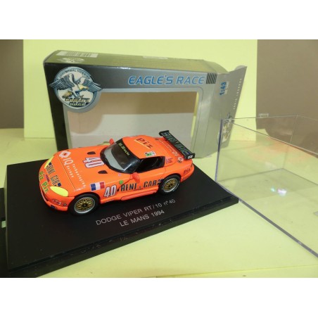 DODGE VIPER RT/10 NÂ°40 LE MANS 1994 UNIVERSAL HOBBIES 1:43 ArrivÃ©e 12Ã¨me