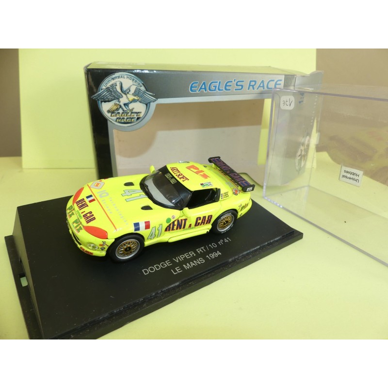 DODGE VIPER RT/10 NÂ°41 LE MANS 1994 UNIVERSAL HOBBIES 1:43 ArrivÃ©e 12Ã¨me