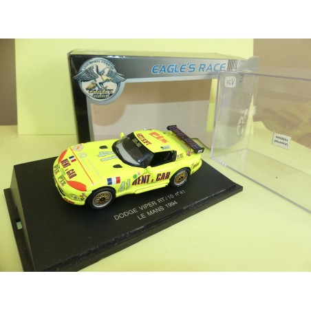 DODGE VIPER RT/10 NÂ°41 LE MANS 1994 UNIVERSAL HOBBIES 1:43 ArrivÃ©e 12Ã¨me