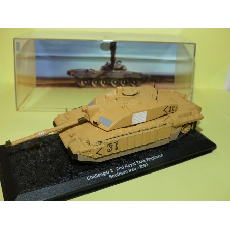 BLINDÃ‰ MILITAIRE NÂ°17 CHALLENGER 2 ROYAL TANK IRAQ 2003 ALTAYA 1:72