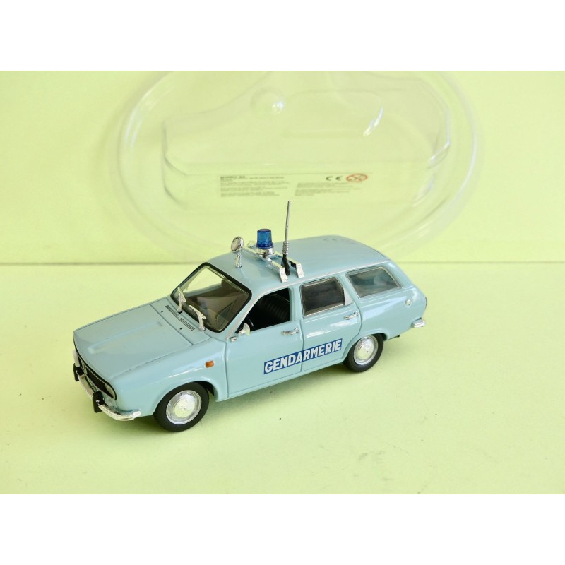 RENAULT 12 BREAK GENDARMERIE NOREV 1:43 sous coque