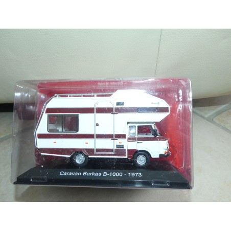 CAMPING CAR CARAVAN BARKAS B-1000 1973 HACHETTE 1:43