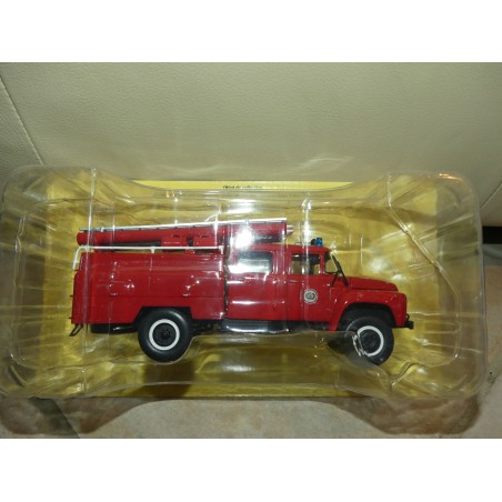 CAMION POMPIERS N°071 AUTO POMPE ATS40 SUR ZIL 130 IXO PRESSE 1:43