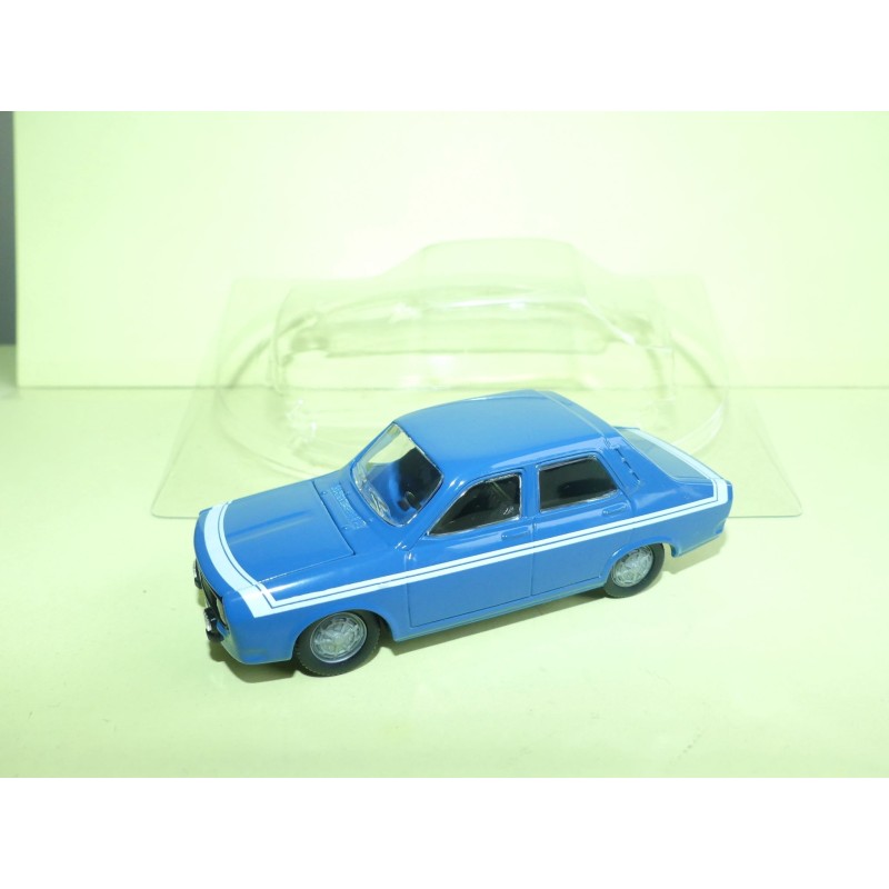 RENAULT 12 GORDINI Bleu Bande Blanche NOREV 1:43 sous coque