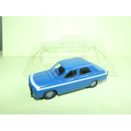 RENAULT 12 GORDINI Bleu Bande Blanche NOREV 1:43 sous coque