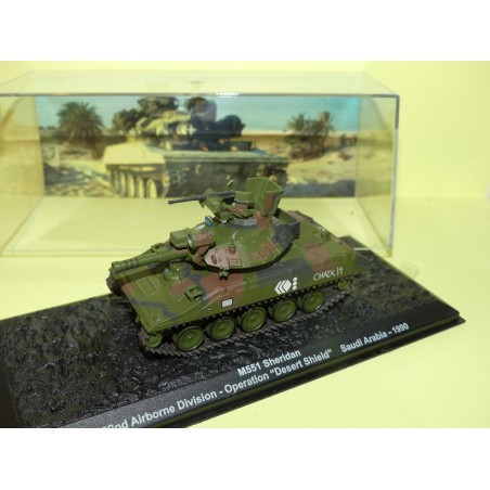 BLINDÃ‰ MILITAIRE NÂ°30 M551 SHERIDAN SAUDI ARABIA 1990 ALTAYA 1:72