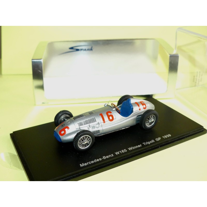MERCEDES W165 N°4 GP DE TRIPOLI 1939 H. LANG SPARK S1033 1:43
