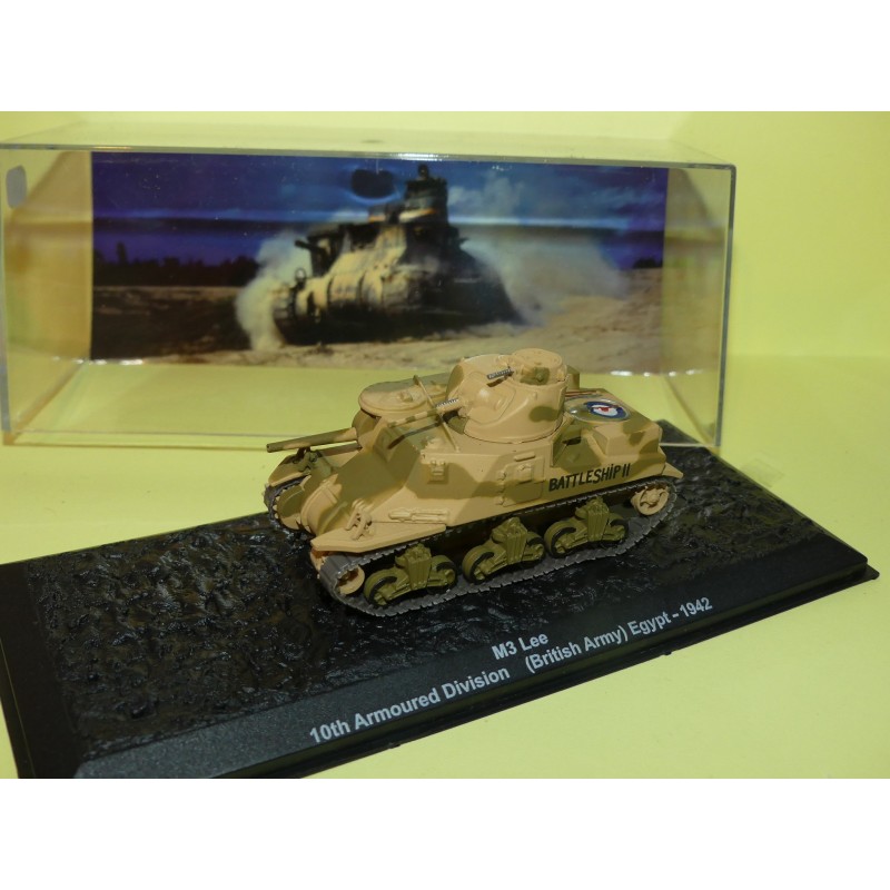 BLINDÃ‰ MILITAIRE NÂ°37 M3 LEE EGYPTE 1942 ALTAYA 1:72