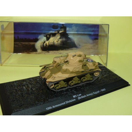 BLINDÃ‰ MILITAIRE NÂ°37 M3 LEE EGYPTE 1942 ALTAYA 1:72