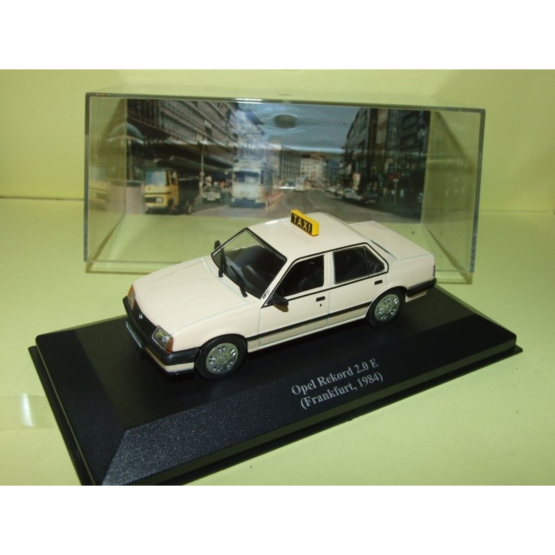 OPEL REKORD 2.0 E 1984 TAXI DE FRANCFORT ALTAYA 1:43
