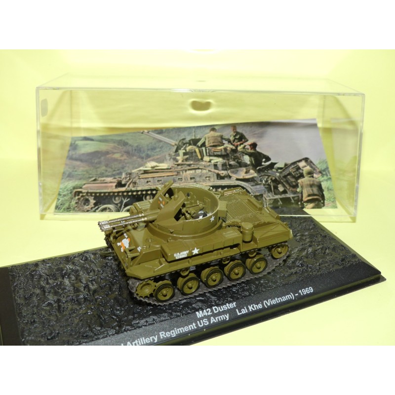 BLINDÃ‰ MILITAIRE NÂ°39 M42 DUSTER VIETNAM 1969 ALTAYA 1:72