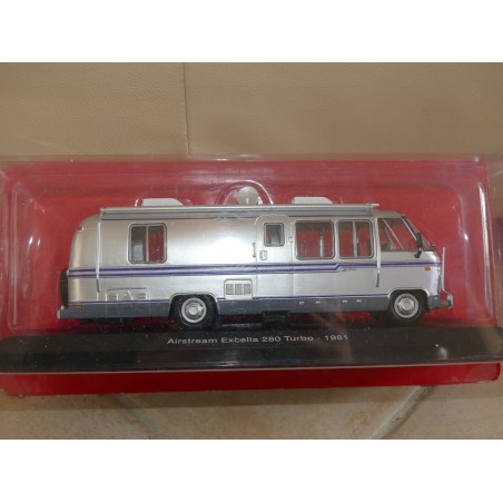 CAMPING CAR AIRSTREAM EXCELLA 280 TURBO 1981 IXO PRESSE 1:43